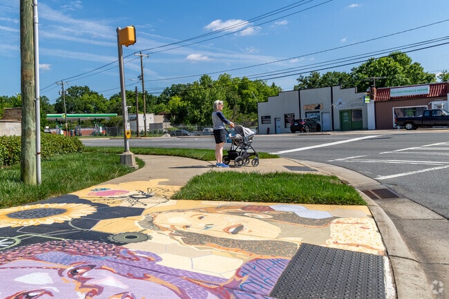 The Grier Heights neighborhood has an artistic vibe that adds to its character.