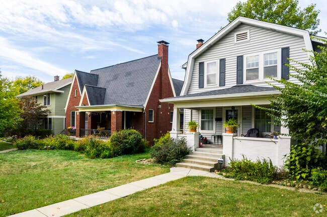 Architectural styles are found on nearly every street in Irvington, Indianapolis.