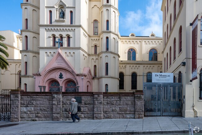 The De Marillac Academy on Golden Gate Avenue, near Civic Center.