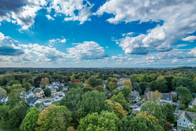 Concord is 17 miles northwest of Boston.