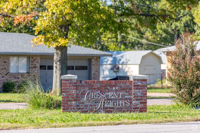 The Crescent Heights sign welcomes residents home into the neighborhood.