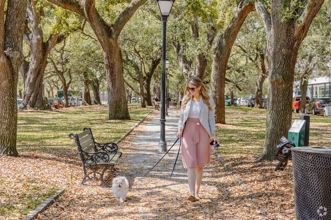 Wragg Square in Mazyck-Wraggborough is the perfect place to walk your dog.