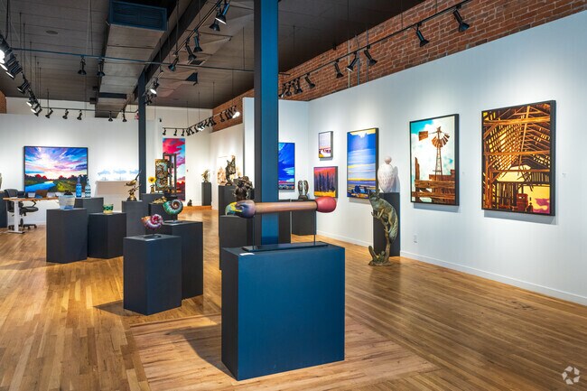 You can also shop for high end artwork at the many galleries in The Grid.