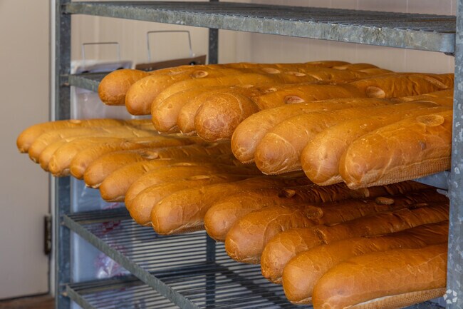The freshly baked loaves from Alfred & Sam's Bakery sell quick to Cabbage Hill locals.