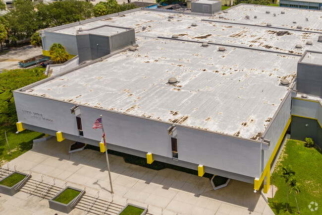 Citrus Grove Middle School provides security for students.