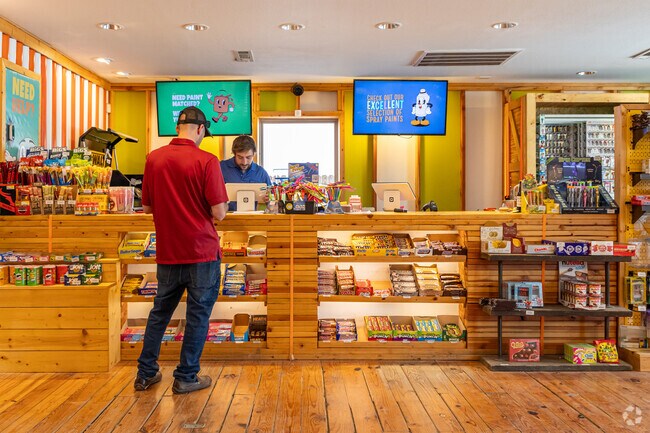 Can Do Hardware in Gravette also sells candy, collectibles, curiosities, and more.