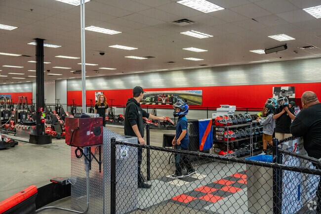 Kids will love visiting Meadowood's Need 2 Speed race track,.