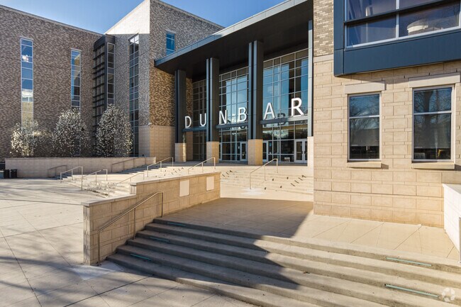 Dunbar High School features modern facilities for students in Washington, DC.