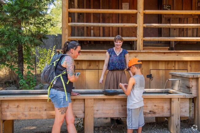 Panning for gold is always fun to do in the City of Columbia near the City of Sonora.