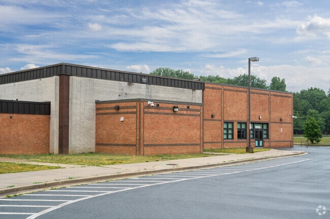 The side of Broad Acres Elementary School in Silver Spring Park.