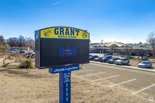Grant Middle School is located in NE Albuquerque.