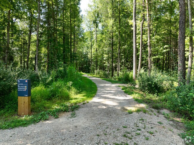 The walking trails at Latta Nature Preserve are used by Sunset Road residents.