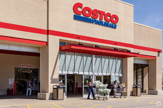 Costco Wholesale is one of many grocery stores that locals can shop in bulk.