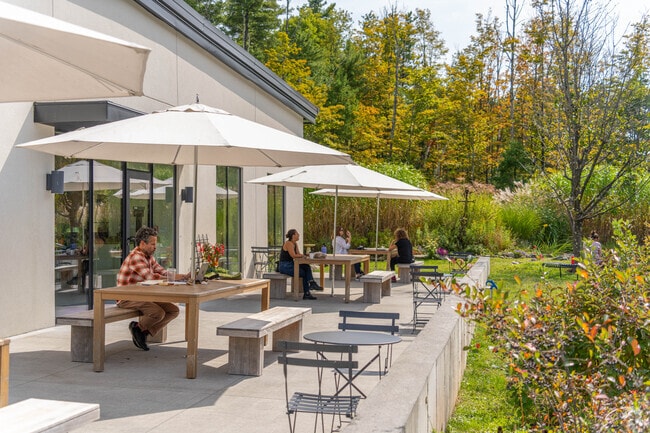 Residents can enjoy the outdoor seating at Bread Alone in Shokan.