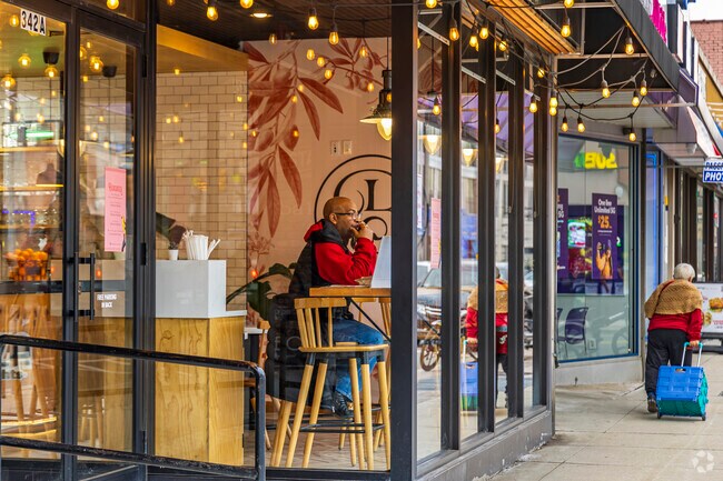 On a breezy winter day, it's the perfect excuse to spend the workday at a local cafe.