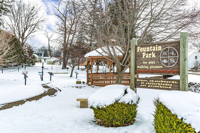 Fountain Park is just one of nearly a dozen community parks in Anamosa.