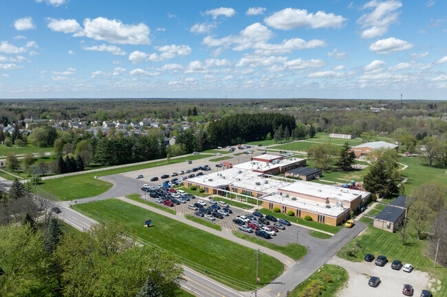 Aerial view of Holly Academy.