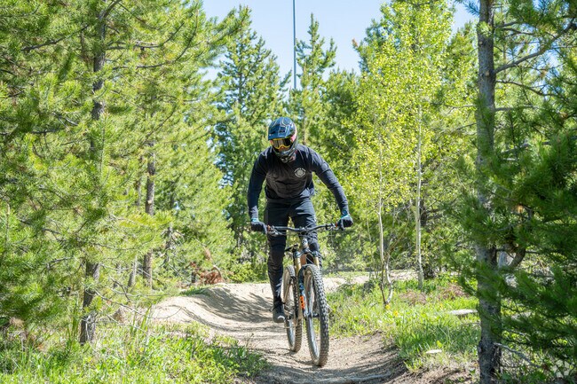 Ski trails at Granby Ranch are replaced with bike trails.