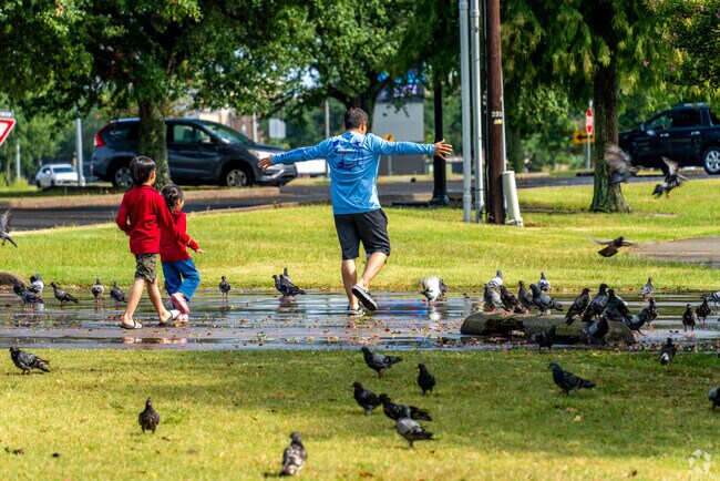 Come fly a kite in the fields at Bord du L.Ac. Park.