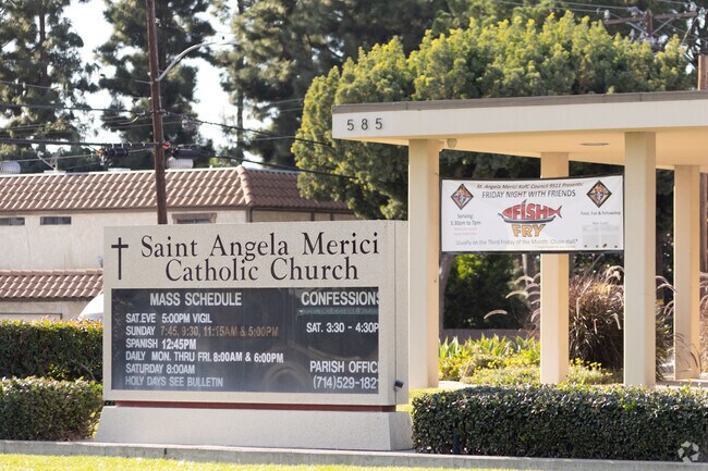 St. Angela Merici Elementary shares its campus with the Church.
