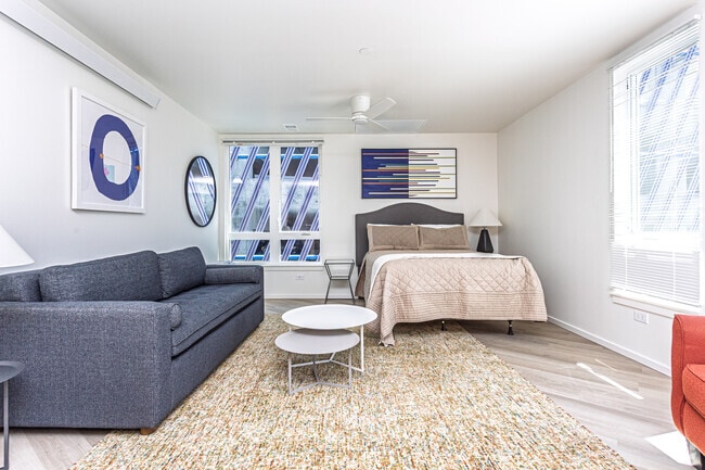 Studio - 455SF - Living Room