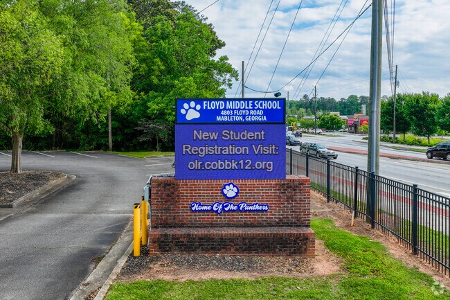 Welcome to Floyd Middle School in Mableton, GA.