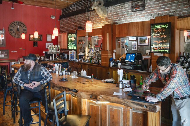 Beer gardens and bars host major events during the holidays in Brevard, NC.