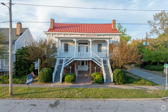 This home is an example of a regional architectural design known as Sand Hills Cottage.