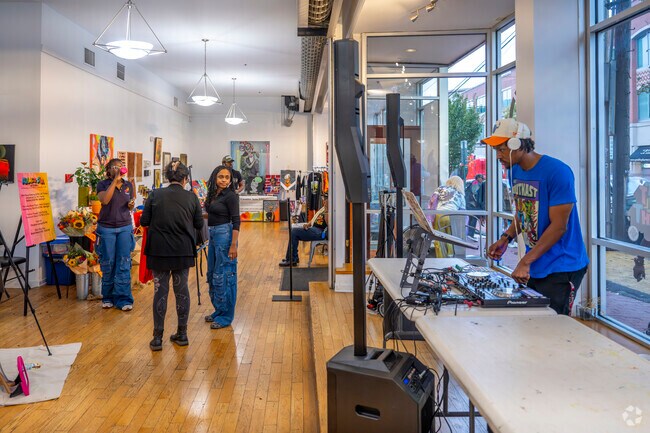 Listen to music and appreciate art at Anacsotia's Art All Night.