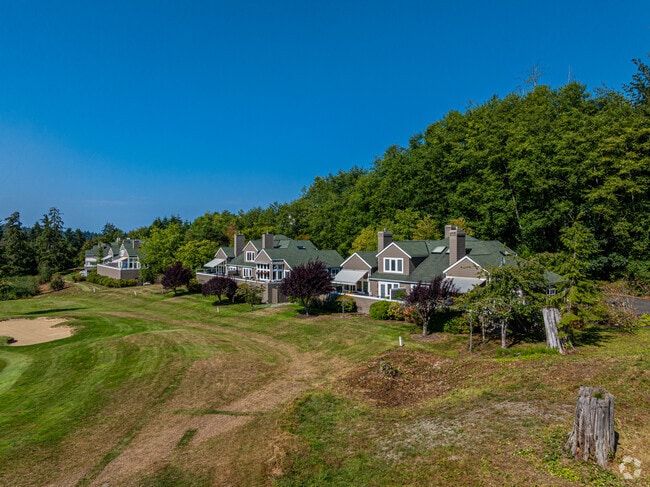 These stunning homes sit across from the Port Ludlow Golf Course.