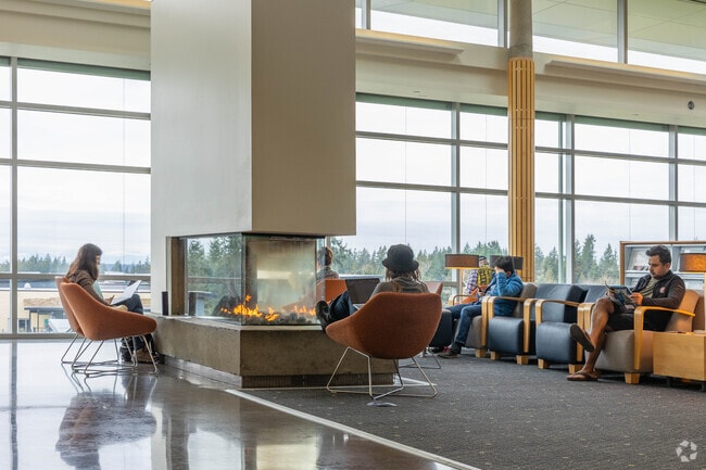 The KCLS Sammamish Library near Sahalee is a cozy spot to get some studying done and unwind.