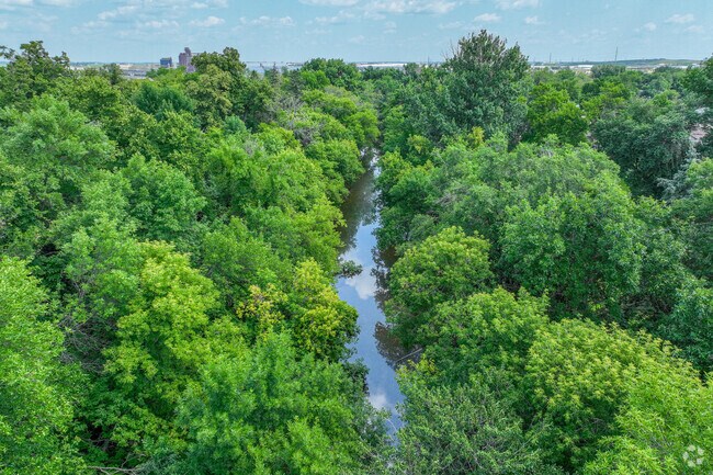 The Sheyenne River is a popular destination in the Southside neighborhood.