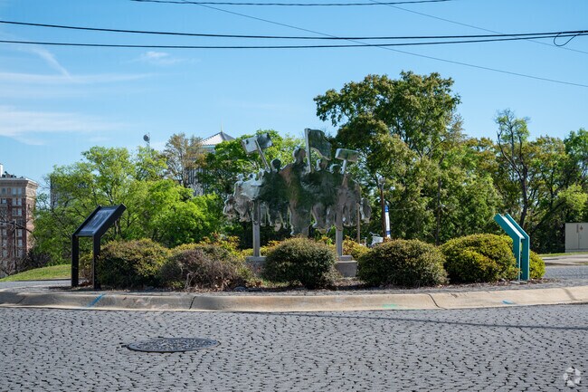 Hilltop in Cottage Hills overlooking Downtown, Five Points is an intersection of history.