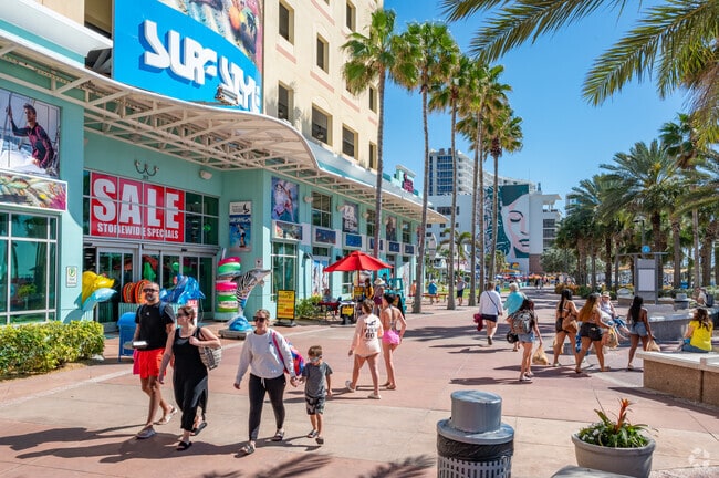 Clearwater Beach is a very walkable neighborhood with plenty of retail, restaurants and more.