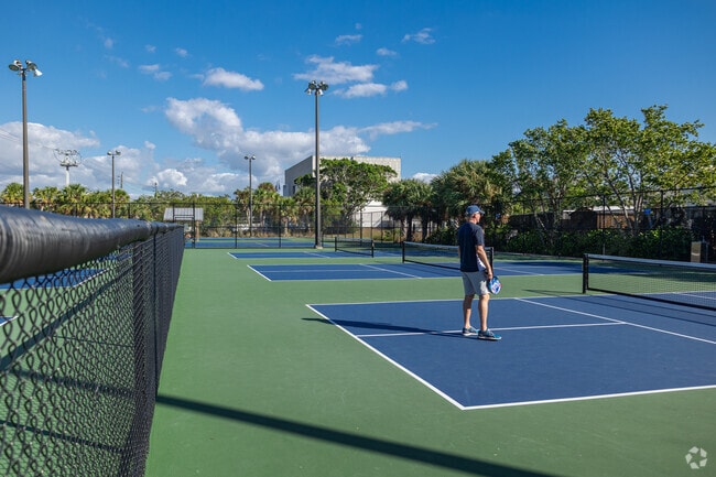 Siesta Key residents can play tennis and pickleball on the courts at Siesta Beach.