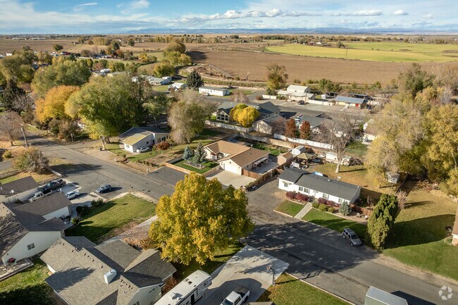 Wendell neighborhoods feature modest homes and tree-lined streets.
