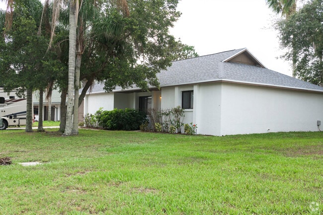 Single-family homes often feature large yards.