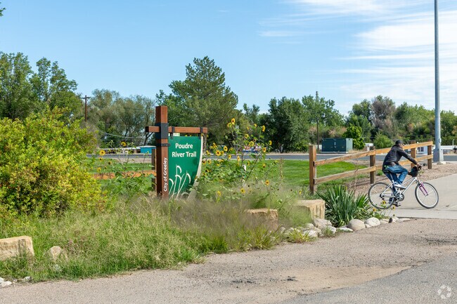 Explore the nearby Poudre River Trail via a quick drive north on 35th Avenue—perfect for walking, biking, and enjoying scenic views.