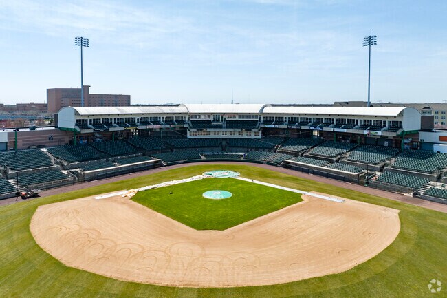 Fairfield Properties Ballpark is a 6,002-seat baseball park in Central Islip.