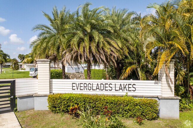 Everglades Lakes is a 55-plus mobile home community in Fern Crest Village.