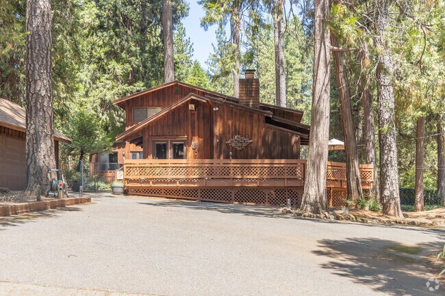 Some homes blend with their surroundings in Forest Ranch.