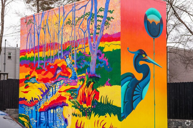 Just outside of Valley View in York you'll find tons of colorful art and decor.