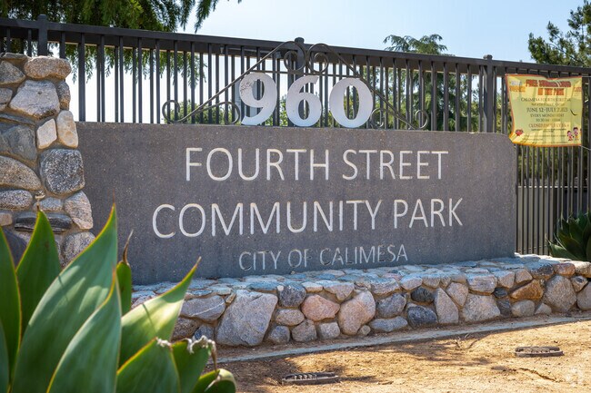 Various cactus plants seen at the gates of Fourth Street Community Park in Calimesa.