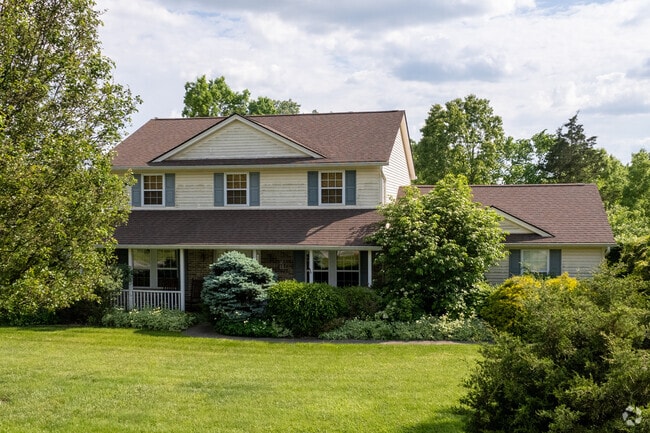 Classic farmhouses are common in Bright.