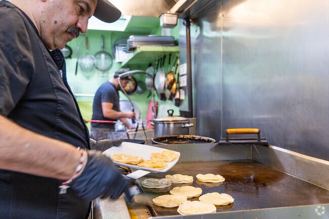 Brickyard Road-Queensgate is home to Taqueria Talpense, a favorite for Mexican dishes.