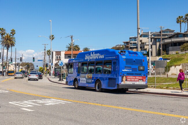 The Big Blue Bus conveniently has several stops in Playa Del Rey, CA.