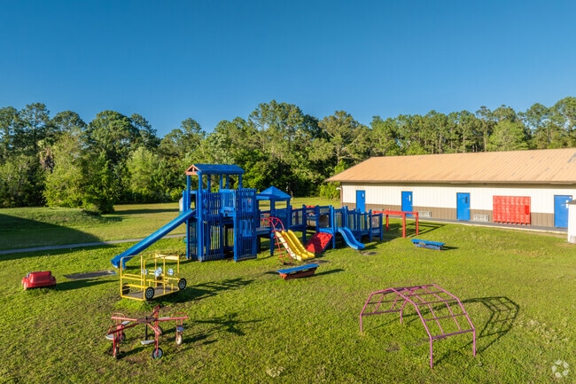 Beacon of Hope Christian School  offer's an updated jungle gym for students.