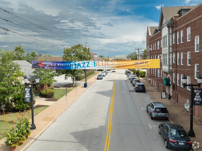 Webster Groves Jazz and Blues Festival takes place in downtown Webster Groves.