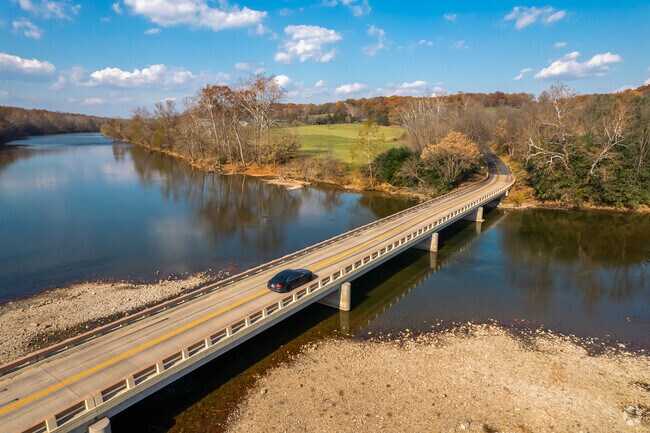 The Shenandoah River is formed northeast of Front Royal near Riverton.