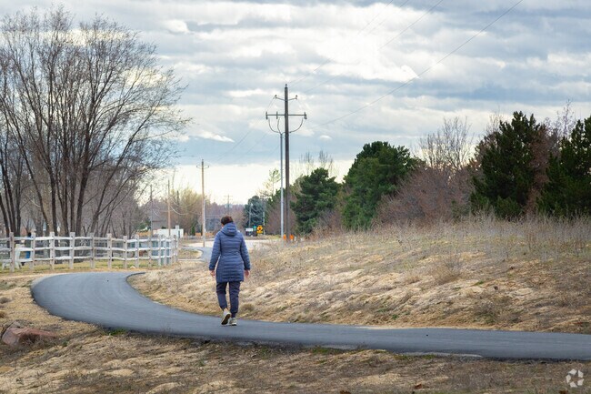 The Northwest section offers up miles of paved walking  and biking trails.